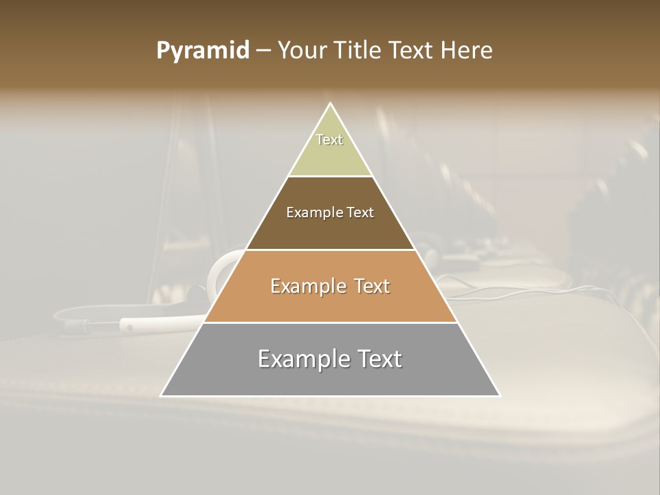 Attractive Fun Bright Modern Bedroom For Young Girls. PowerPoint Template