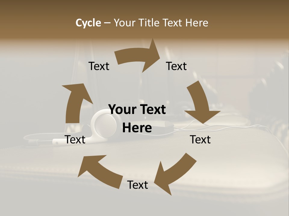 Attractive Fun Bright Modern Bedroom For Young Girls. PowerPoint Template