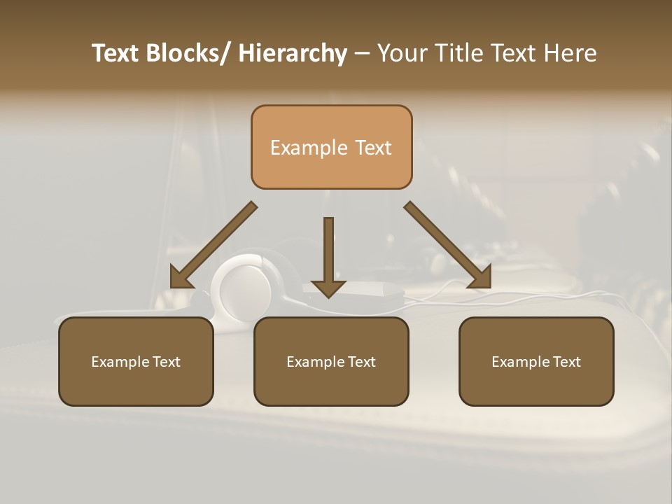 Attractive Fun Bright Modern Bedroom For Young Girls. PowerPoint Template