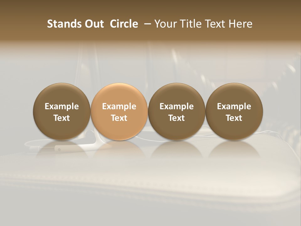 Attractive Fun Bright Modern Bedroom For Young Girls. PowerPoint Template