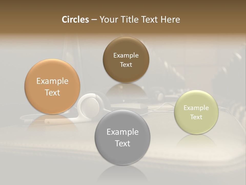 Attractive Fun Bright Modern Bedroom For Young Girls. PowerPoint Template