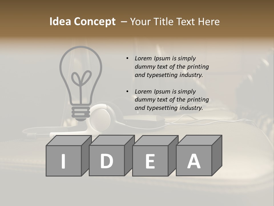 Attractive Fun Bright Modern Bedroom For Young Girls. PowerPoint Template