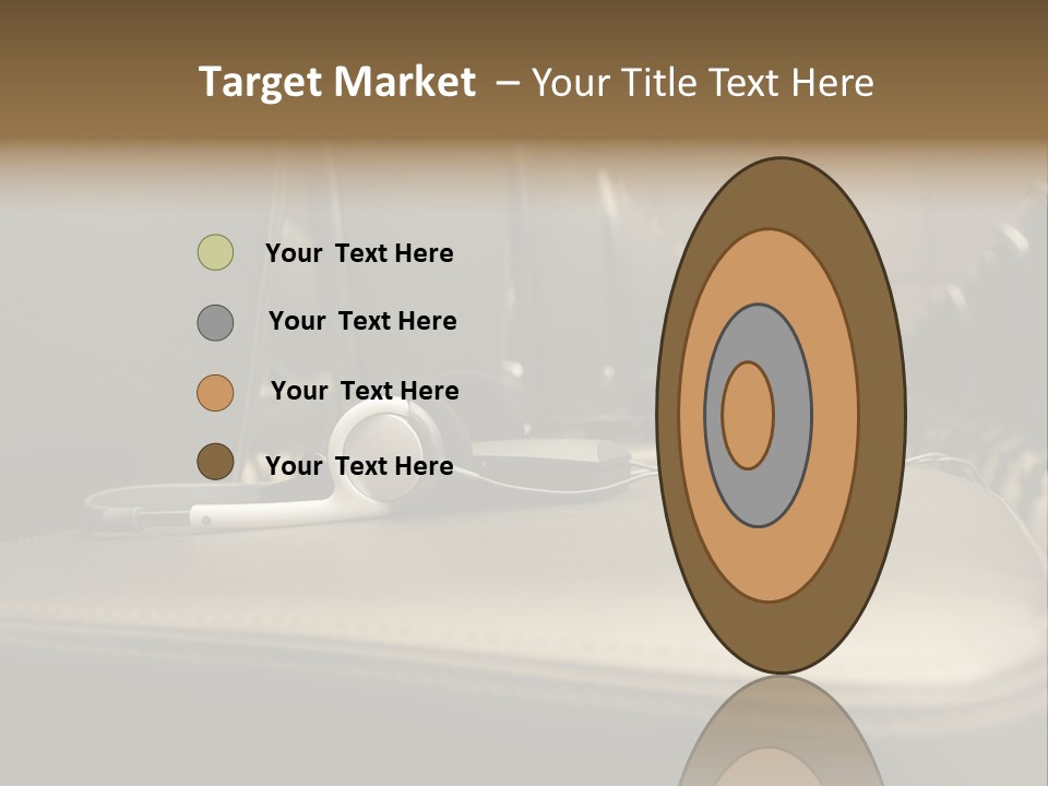 Attractive Fun Bright Modern Bedroom For Young Girls. PowerPoint Template