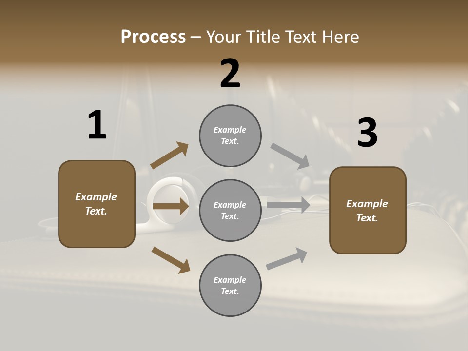 Attractive Fun Bright Modern Bedroom For Young Girls. PowerPoint Template