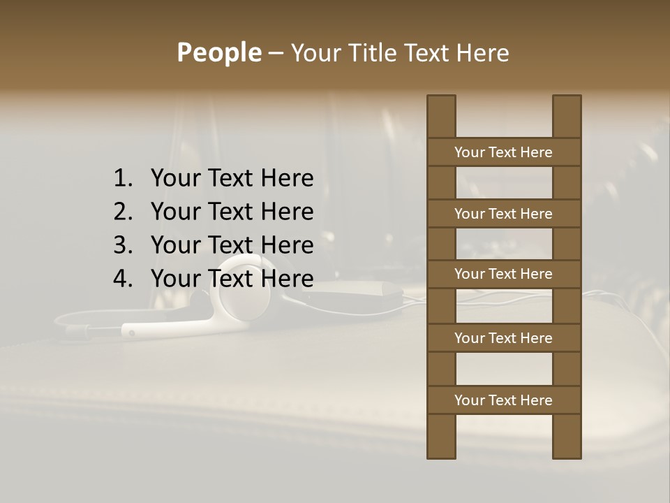 Attractive Fun Bright Modern Bedroom For Young Girls. PowerPoint Template