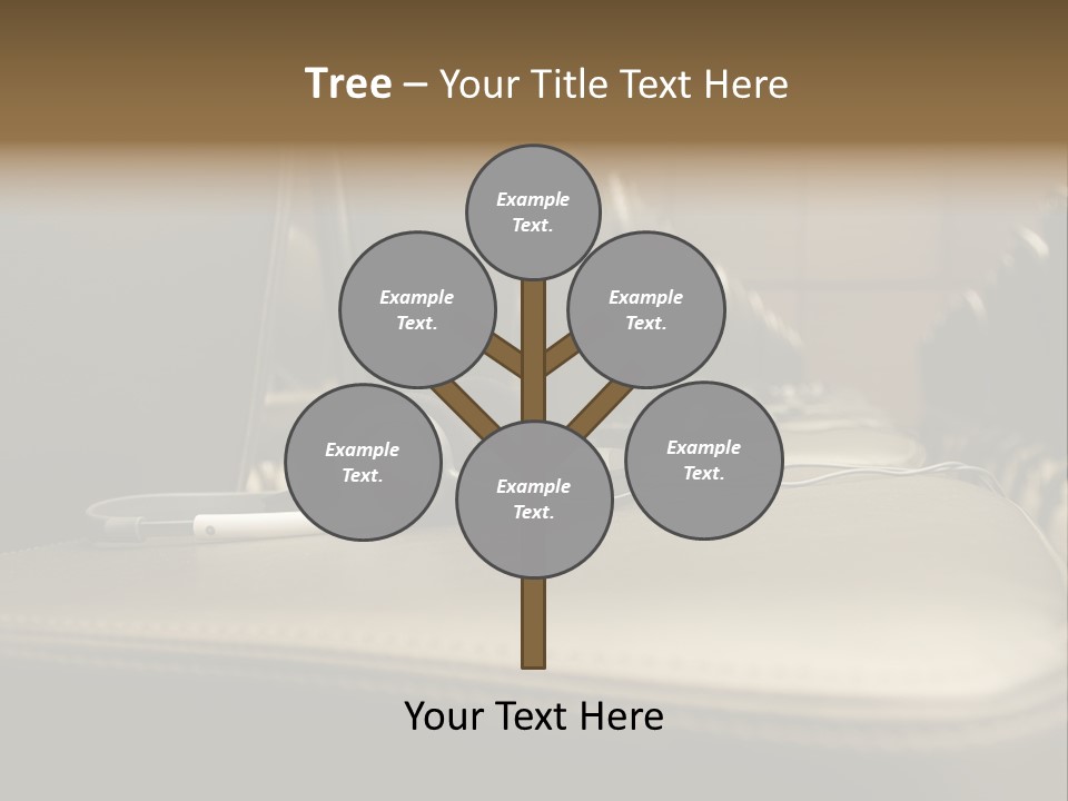 Attractive Fun Bright Modern Bedroom For Young Girls. PowerPoint Template