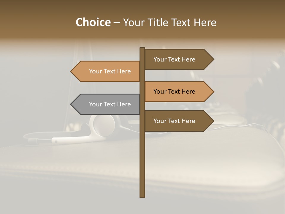 Attractive Fun Bright Modern Bedroom For Young Girls. PowerPoint Template