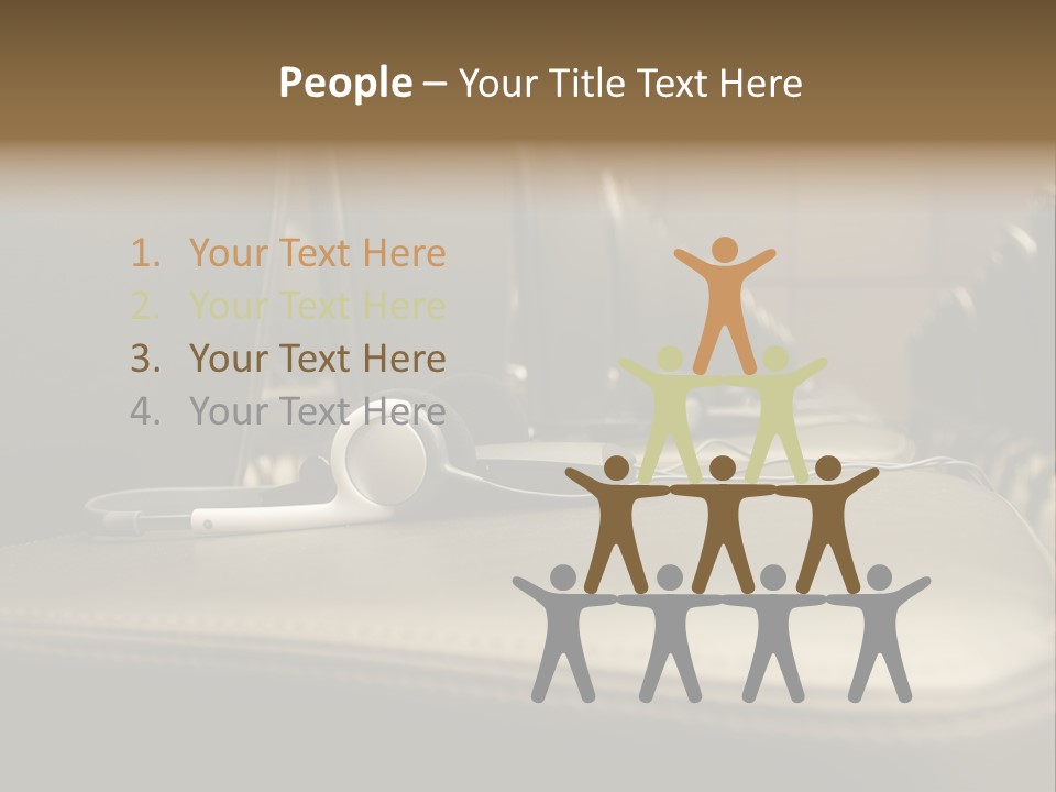 Attractive Fun Bright Modern Bedroom For Young Girls. PowerPoint Template