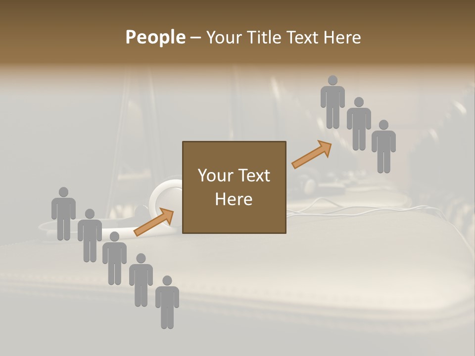 Attractive Fun Bright Modern Bedroom For Young Girls. PowerPoint Template