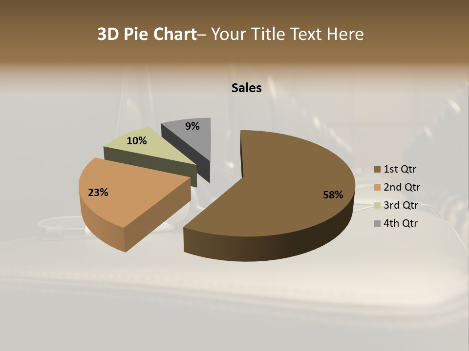 Attractive Fun Bright Modern Bedroom For Young Girls. PowerPoint Template