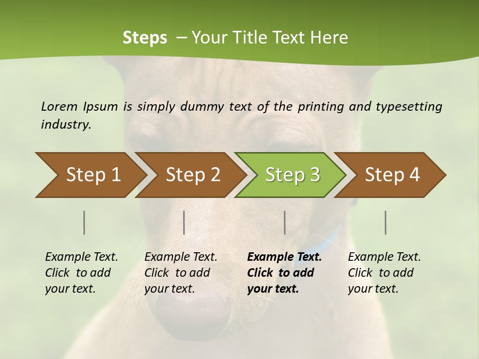 Cirneco Dell'etna, Sicilian Hound Puppy PowerPoint Template