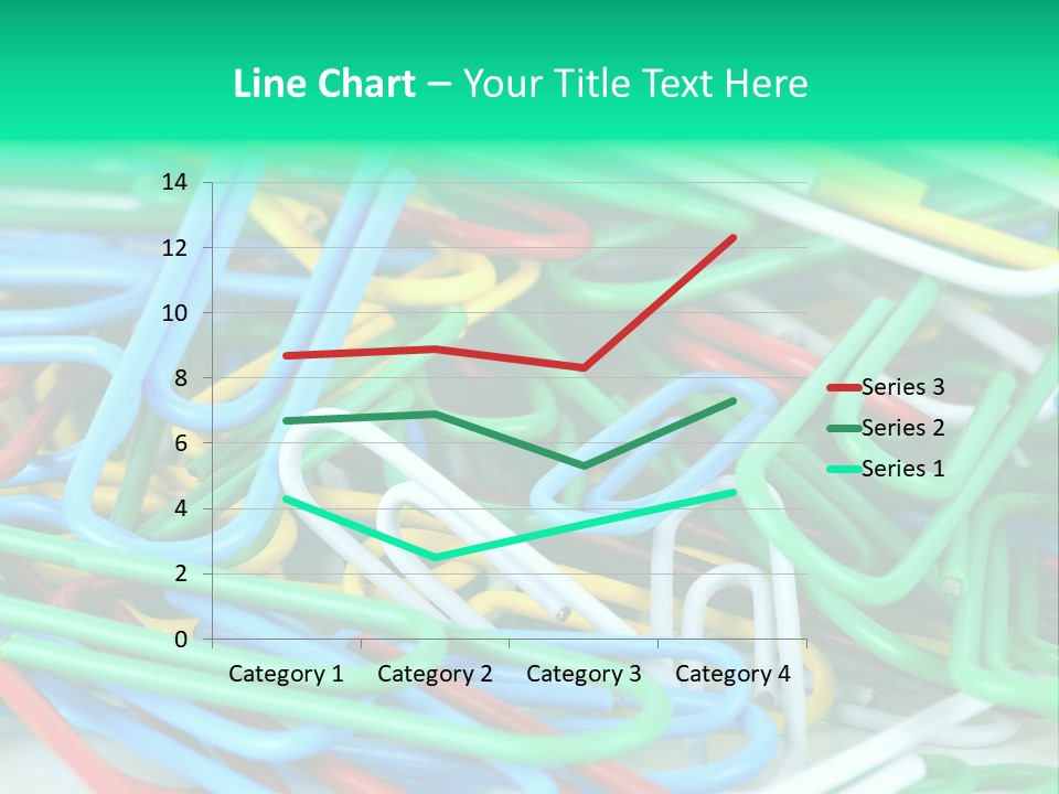 Pile Of Multicolored Clamps PowerPoint Template