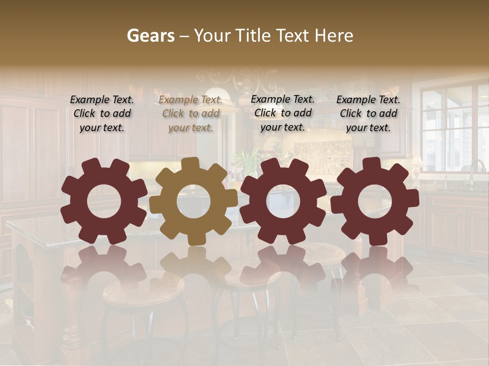 Gourmet Kitchen PowerPoint Template