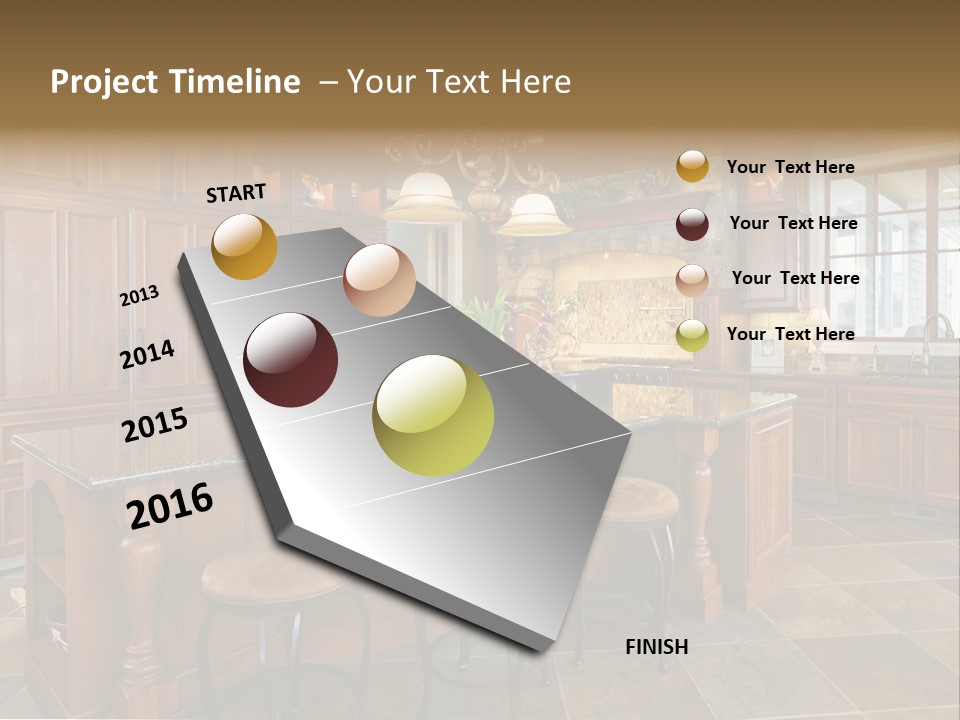 Gourmet Kitchen PowerPoint Template