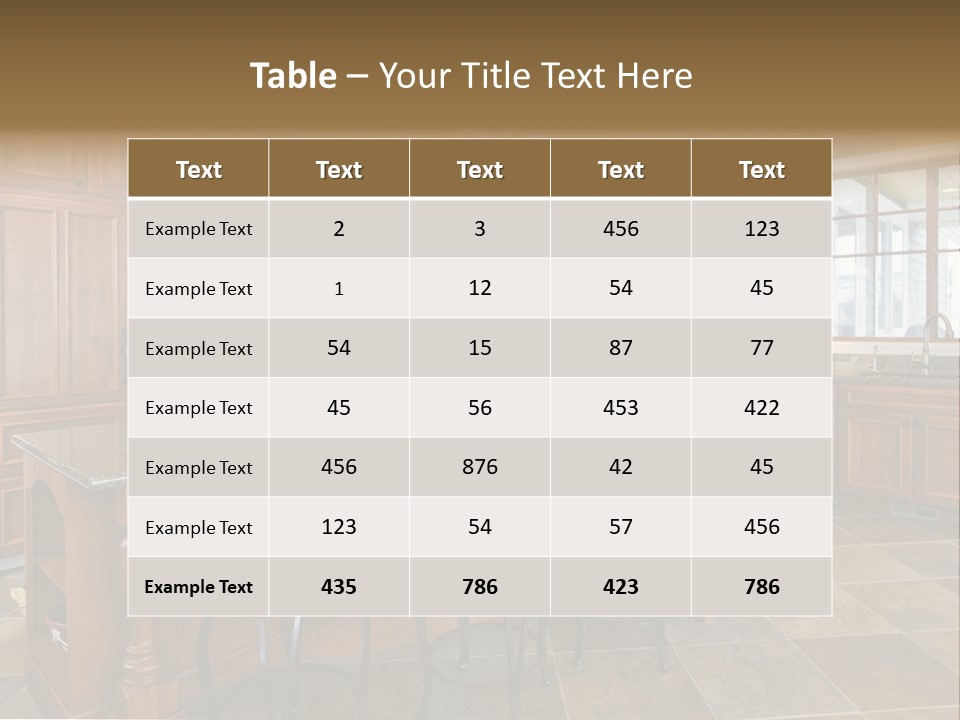 Gourmet Kitchen PowerPoint Template