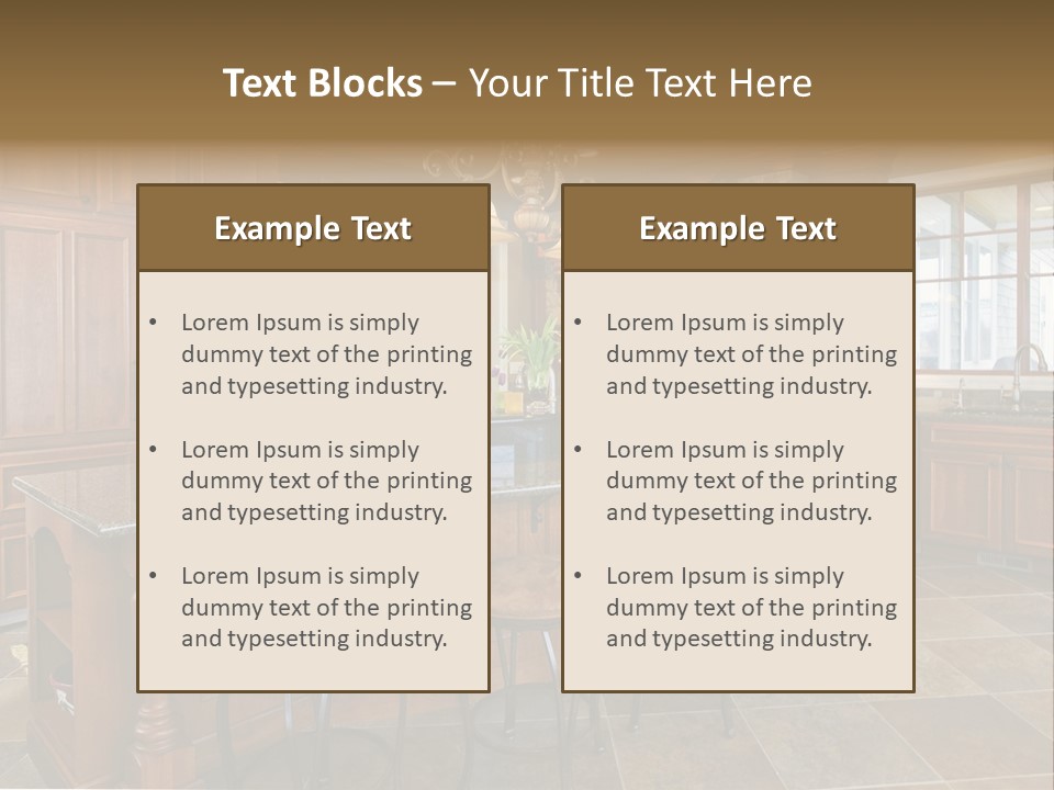 Gourmet Kitchen PowerPoint Template