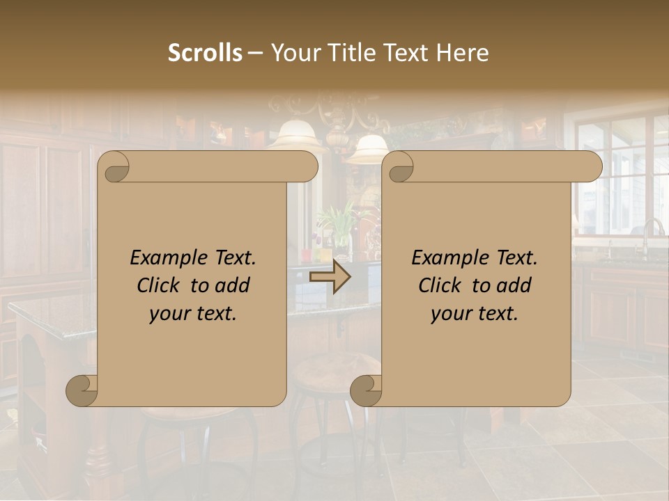 Gourmet Kitchen PowerPoint Template