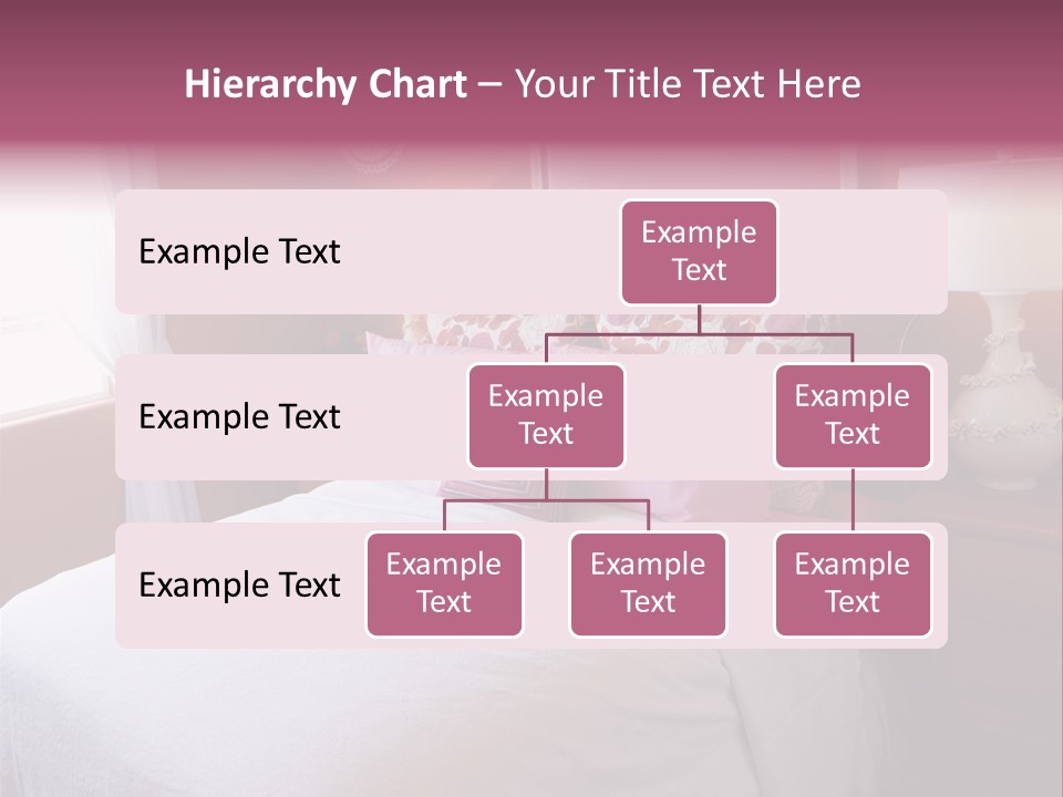 Attractive Fun Bright Modern Bedroom For Young Girls. PowerPoint Template