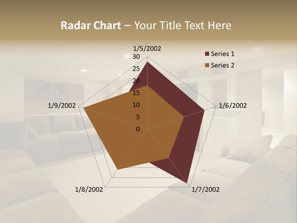 Basement In Luxury Home PowerPoint Template