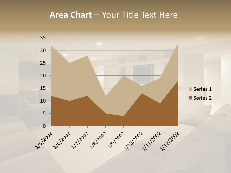 Basement In Luxury Home PowerPoint Template