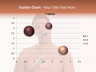 Man Waxing His Breast To Depilate Hair PowerPoint Template