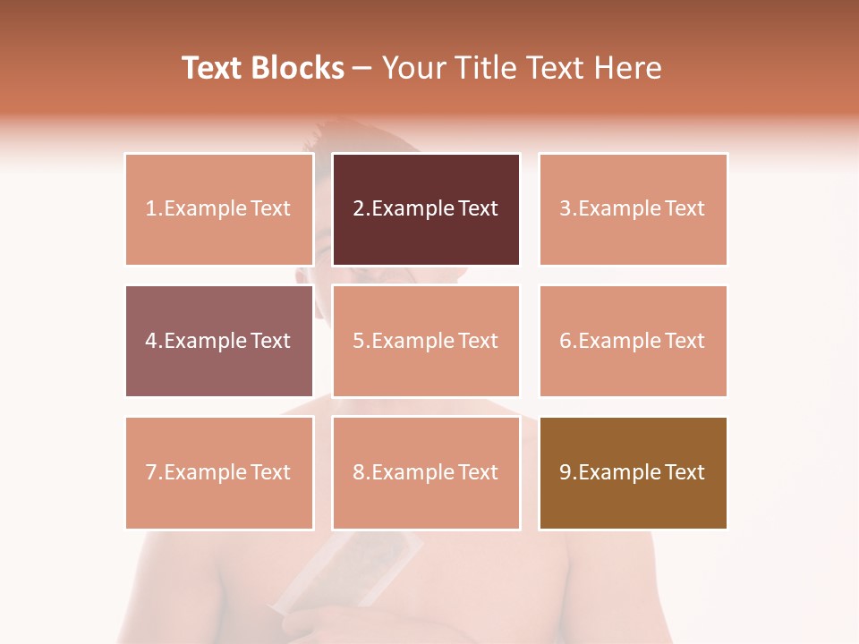 Man Waxing His Breast To Depilate Hair PowerPoint Template