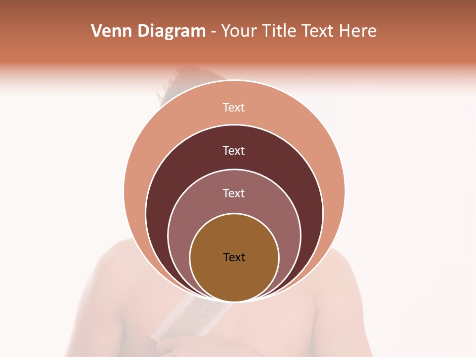 Man Waxing His Breast To Depilate Hair PowerPoint Template