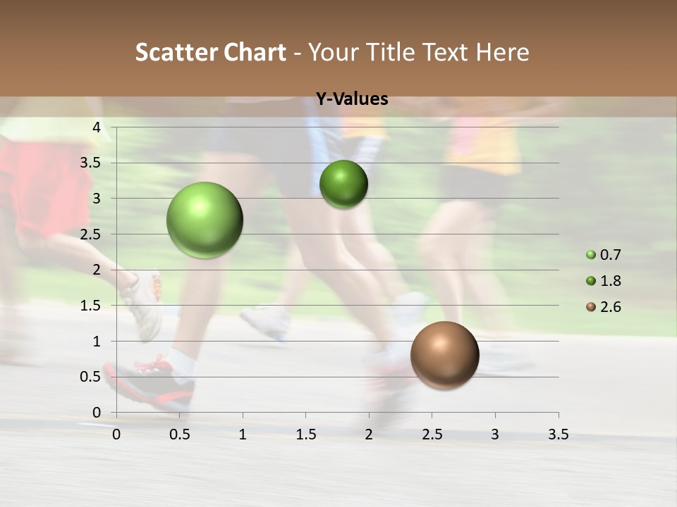Marathon Runners (In Camera Motion Blur) PowerPoint Template