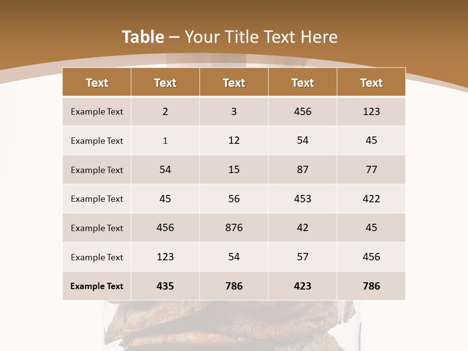 A Hand Taking Cookies From A Glass Jar On White Background PowerPoint Template