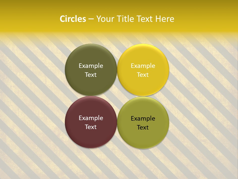 Hazard Stripes Texture That Tiles Seamlessly As A Pattern In Any Direction. PowerPoint Template