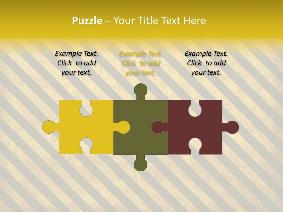 Hazard Stripes Texture That Tiles Seamlessly As A Pattern In Any Direction. PowerPoint Template