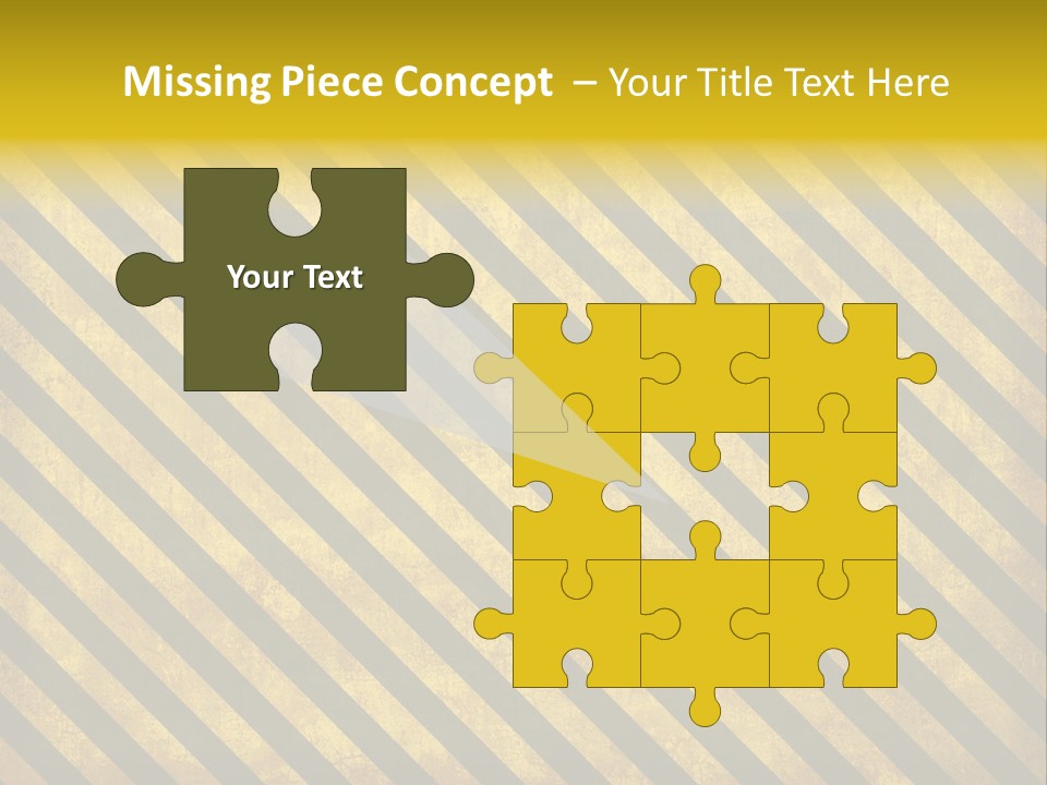 Hazard Stripes Texture That Tiles Seamlessly As A Pattern In Any Direction. PowerPoint Template