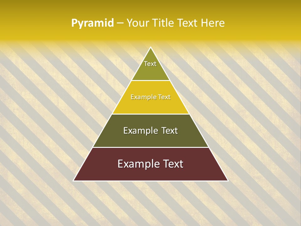 Hazard Stripes Texture That Tiles Seamlessly As A Pattern In Any Direction. PowerPoint Template