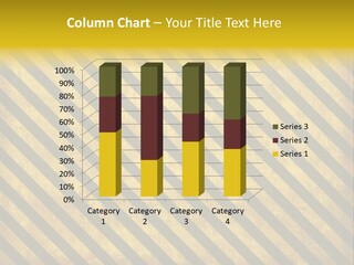 Hazard Stripes Texture That Tiles Seamlessly As A Pattern In Any Direction. PowerPoint Template