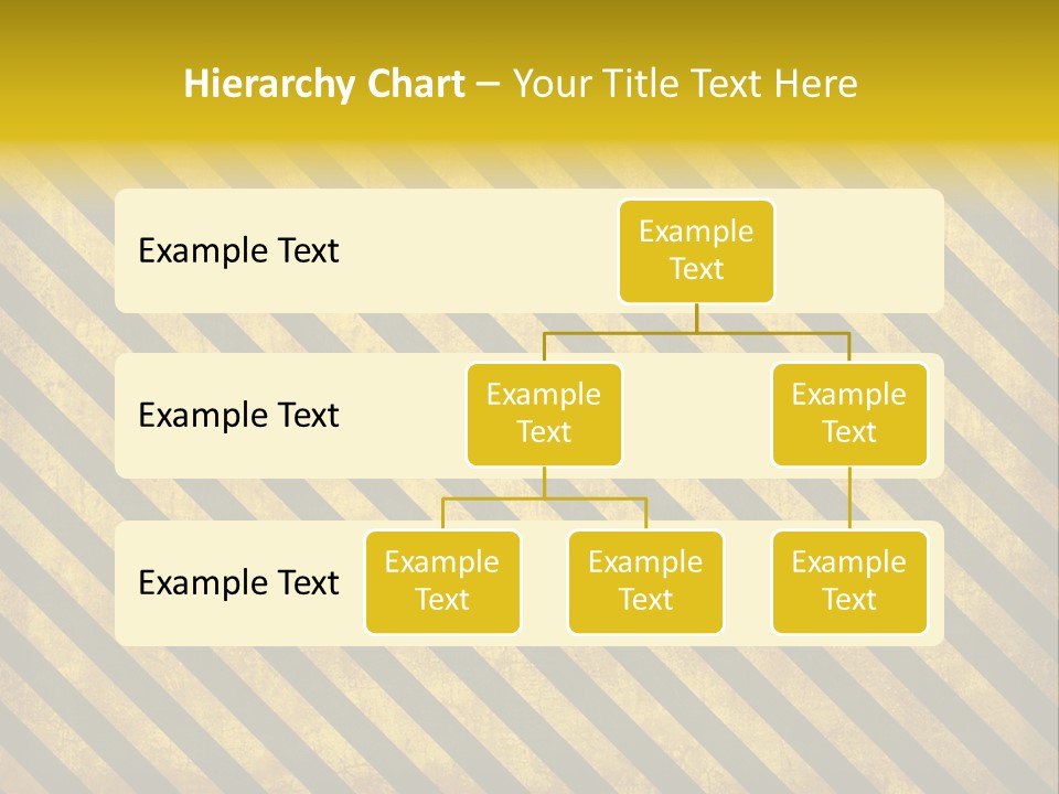Hazard Stripes Texture That Tiles Seamlessly As A Pattern In Any Direction. PowerPoint Template