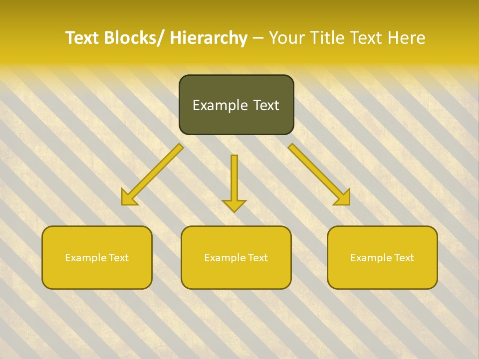 Hazard Stripes Texture That Tiles Seamlessly As A Pattern In Any Direction. PowerPoint Template