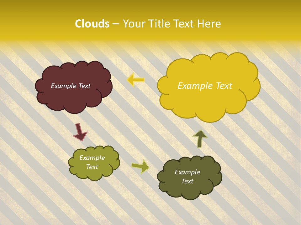 Hazard Stripes Texture That Tiles Seamlessly As A Pattern In Any Direction. PowerPoint Template