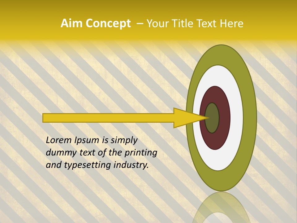 Hazard Stripes Texture That Tiles Seamlessly As A Pattern In Any Direction. PowerPoint Template