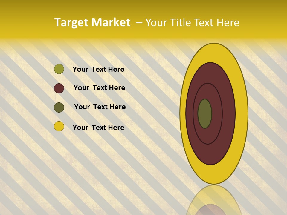 Hazard Stripes Texture That Tiles Seamlessly As A Pattern In Any Direction. PowerPoint Template