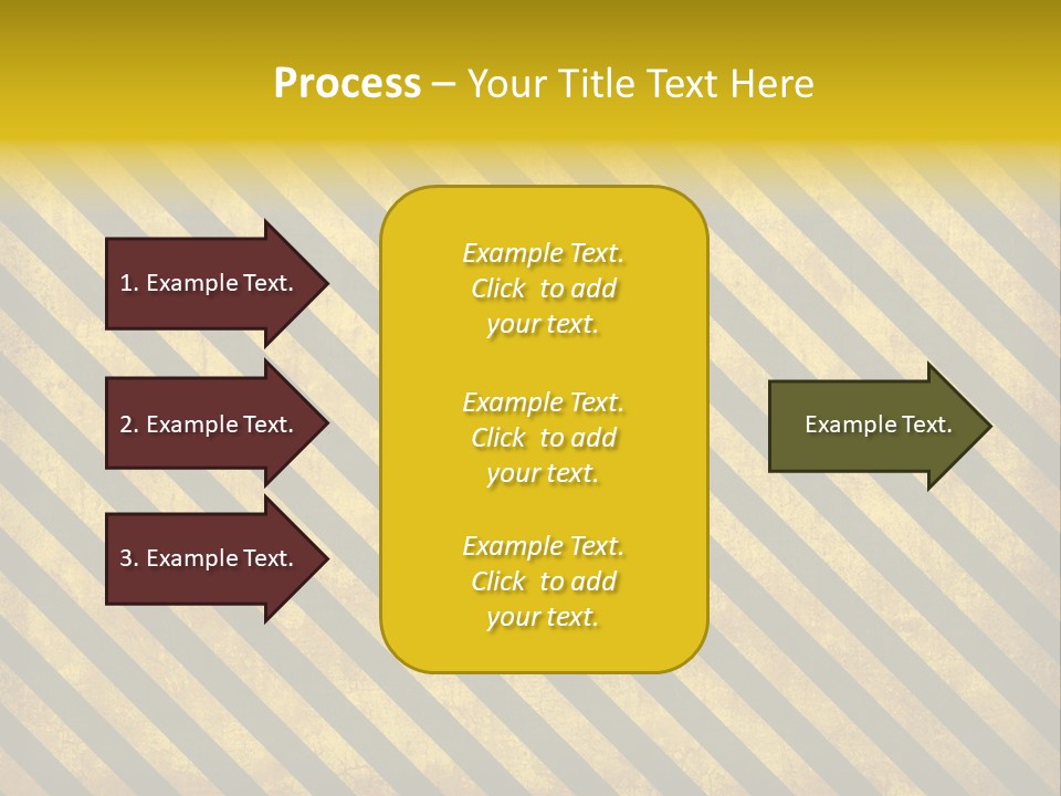 Hazard Stripes Texture That Tiles Seamlessly As A Pattern In Any Direction. PowerPoint Template