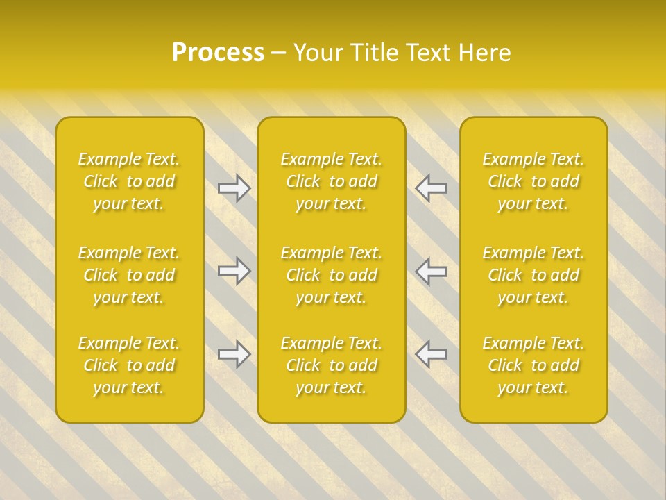Hazard Stripes Texture That Tiles Seamlessly As A Pattern In Any Direction. PowerPoint Template