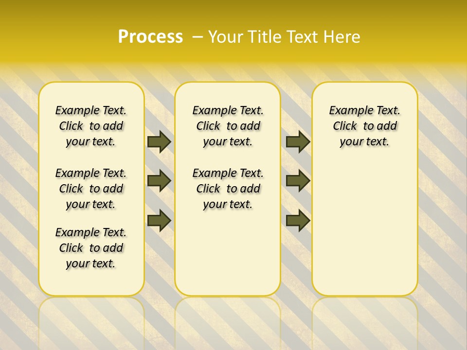 Hazard Stripes Texture That Tiles Seamlessly As A Pattern In Any Direction. PowerPoint Template