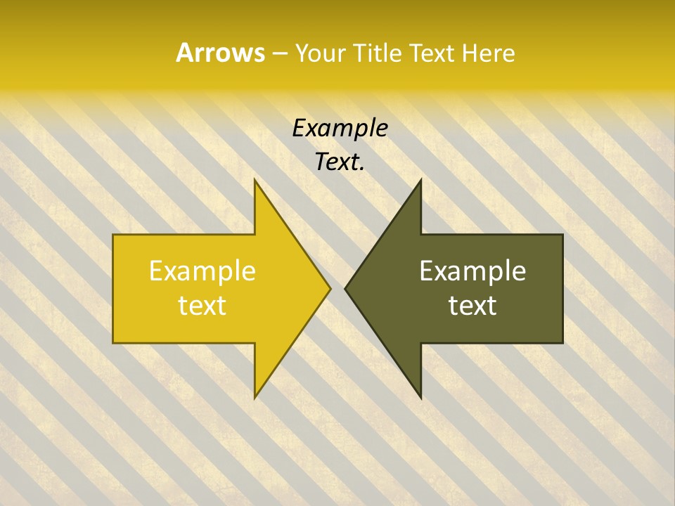 Hazard Stripes Texture That Tiles Seamlessly As A Pattern In Any Direction. PowerPoint Template