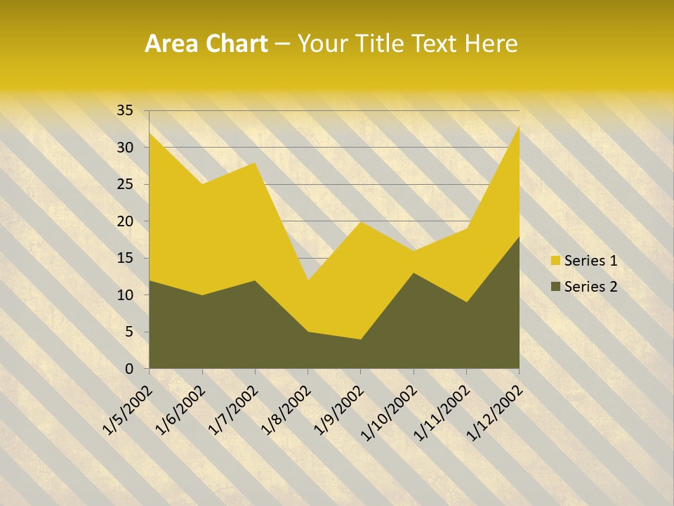 Hazard Stripes Texture That Tiles Seamlessly As A Pattern In Any Direction. PowerPoint Template