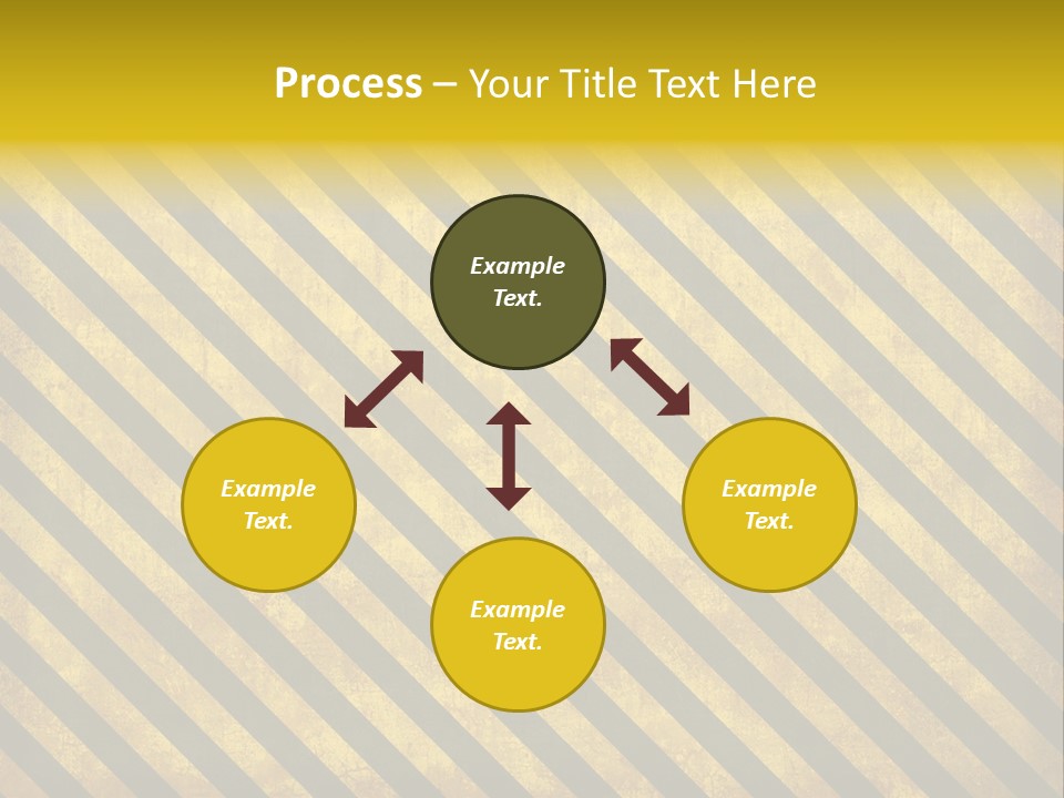 Hazard Stripes Texture That Tiles Seamlessly As A Pattern In Any Direction. PowerPoint Template
