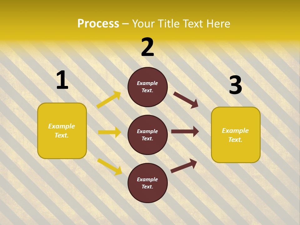 Hazard Stripes Texture That Tiles Seamlessly As A Pattern In Any Direction. PowerPoint Template