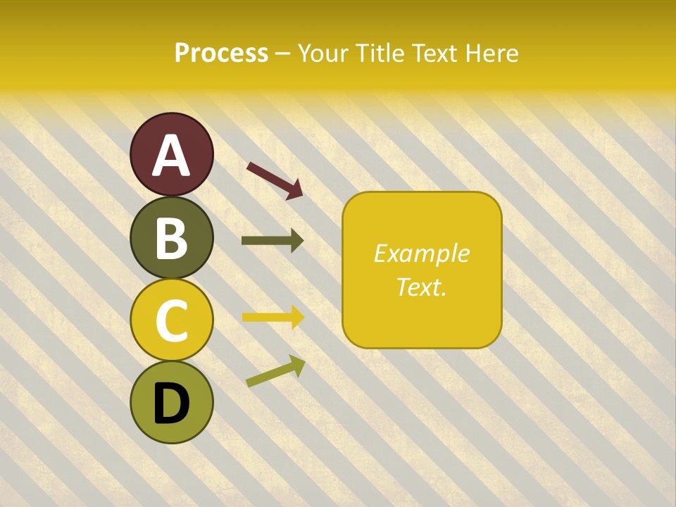 Hazard Stripes Texture That Tiles Seamlessly As A Pattern In Any Direction. PowerPoint Template