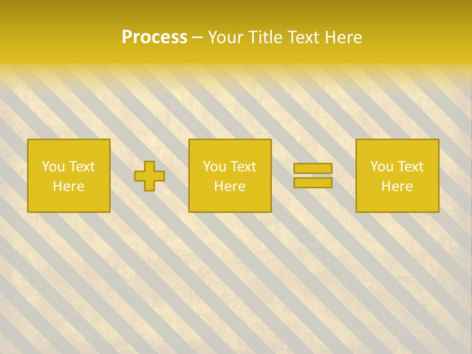Hazard Stripes Texture That Tiles Seamlessly As A Pattern In Any Direction. PowerPoint Template