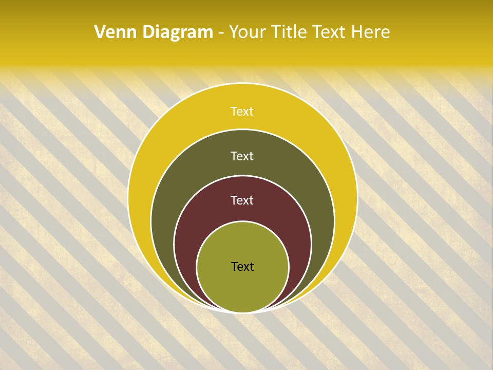 Hazard Stripes Texture That Tiles Seamlessly As A Pattern In Any Direction. PowerPoint Template