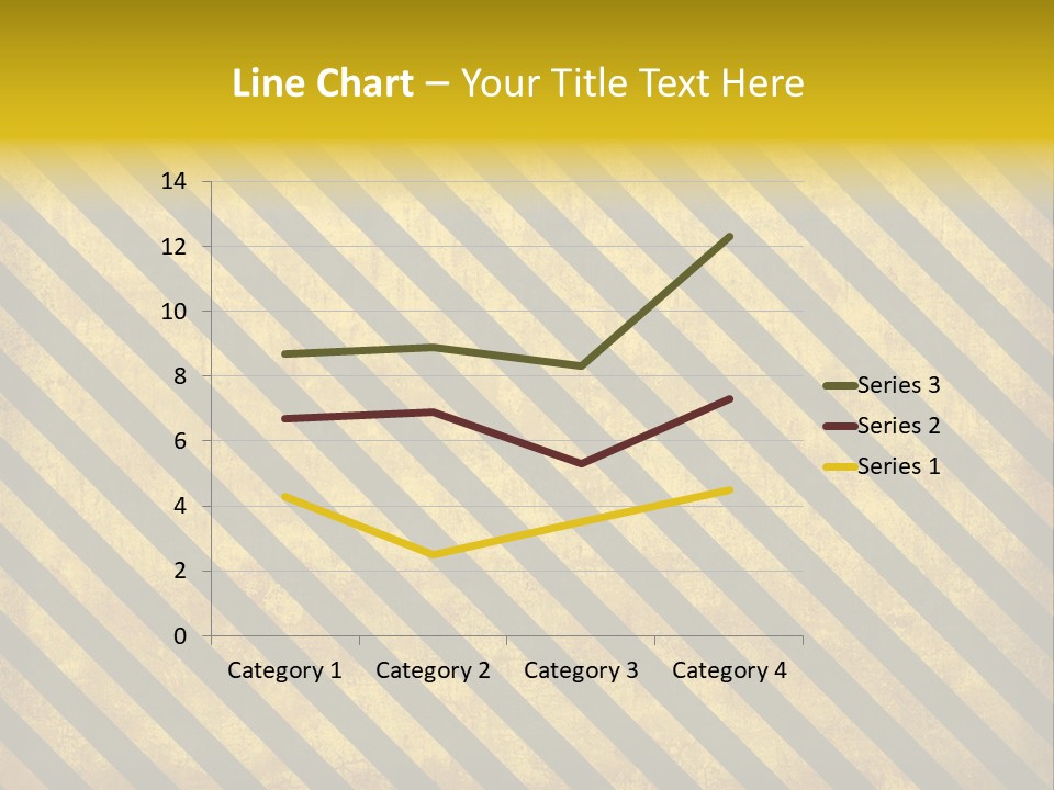 Hazard Stripes Texture That Tiles Seamlessly As A Pattern In Any Direction. PowerPoint Template